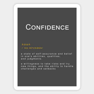 Motivational Word: Confidence Magnet